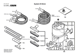 BOSCH Rollenachse | Ersatzteile f�r GAS 10-50 RFK, GAS 10-50 RFH - 1609202709