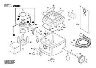 BOSCH Schalldaemmatte | Ersatzteile f�r 3931B-SPB | 1609203K55