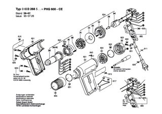 BOSCH Netzanschlussleitung | Ersatzteile f�r PHG 530-2 - 1609203103