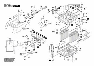 BOSCH Stecker | Ersatzteile für GAS 50 | 1609203C40