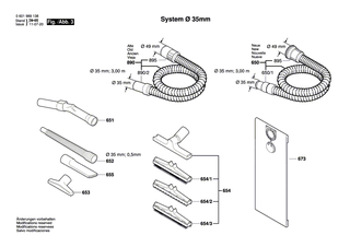 BOSCH Stecker | Ersatzteile für GAS 50 | 1609203C40