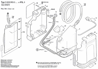 BOSCH Dichtung | Ersatzteile f�r PTL 1 - 1609203339
