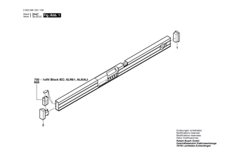 BOSCH Batterieabdeckkappe | Ersatzteile für DNM 60 L, DNM 120L - 1609203525