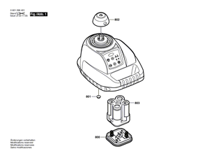 BOSCH Teilesatz | Ersatzteile f�r BL 100 VHR, BL 130 I - 1609203588