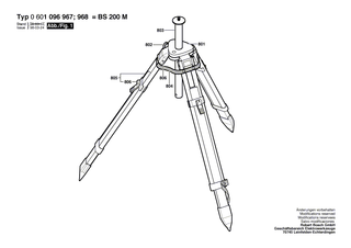 BOSCH Klemmeinheit | Ersatzteile f�r BS 200, BS 280 - 1609203627
