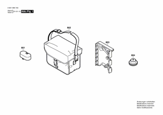BOSCH Tasche | Ersatzteile f�r BL 40 VHR - 1609203C08