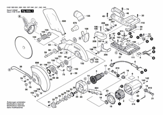 BOSCH Schraube | Ersatzteile für GCM 10 | 2610910782