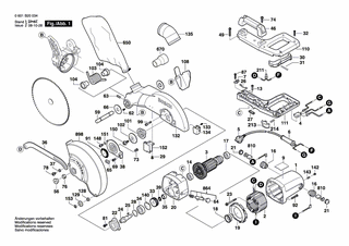 BOSCH Scheibe | Ersatzteile für GCM 10 | 2610309996