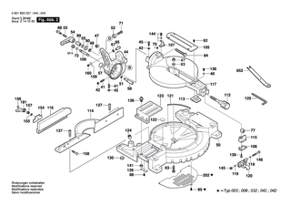 BOSCH Ferritkern | Ersatzteile für GCM 10 | 1609203G81
