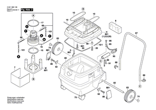 BOSCH Sicherungsfeder | Ersatzteile für GAS 50 M, GAS 50 - 1609203C94