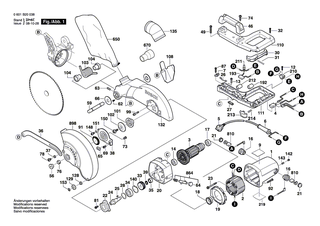 BOSCH B�rstenhalter | Ersatzteile f�r GCM 10 - 1609203J12