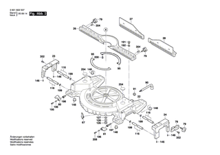 BOSCH Ausgleichscheibe | Ersatzteile für GCM 10 SD | 2610921487