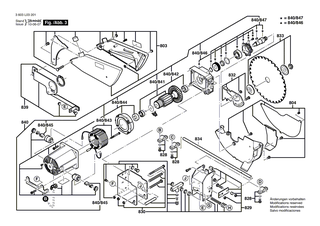 BOSCH Schwenklager | Ersatzteile f�r PTS 10 - 1609203P58