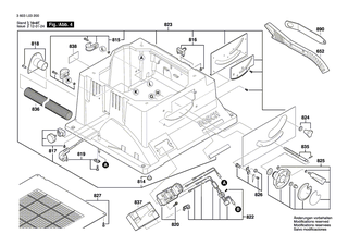 BOSCH Schaltergeh�use | Ersatzteile f�r PTS 10 - 1609203P83