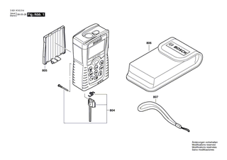 BOSCH Teilesatz | Ersatzteile f�r DLE 50 - 1609203R92