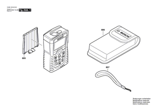 BOSCH Batteriedeckel | Ersatzteile f�r DLE 50, DLE 40 - 1609203R93