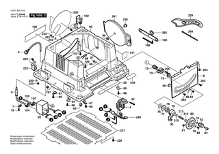 BOSCH Scheibe | Ersatzteile für GTS 10 | 2610908270