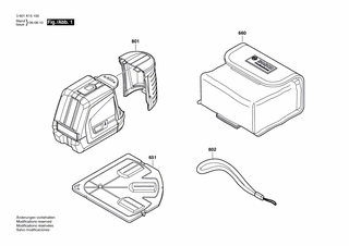 BOSCH Batteriedeckel | Ersatzteile f�r BL 2L, GLL 2-50 -...