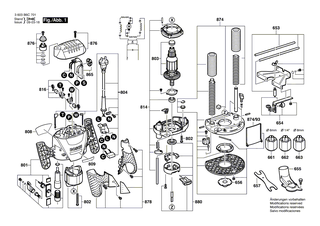 BOSCH Parallelanschlag | Ersatzteile für POF 1200 AE, POF 1400 ACE - 1609203V37