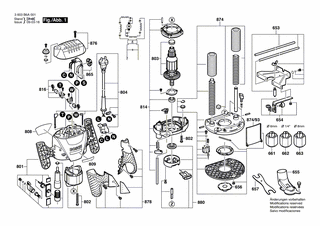 BOSCH Motorgeh�use | Ersatzteile f�r POF 1200 AE -...