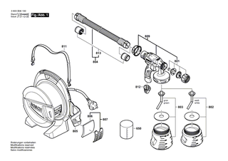 BOSCH Farbbehälter 600 ml WEISS | Ersatzteile für PFS 55, PFS 65 - 1609203W60