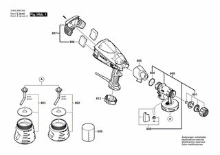 BOSCH Filterdeckel | Ersatzteile f�r PFS 55 - 1609203W93