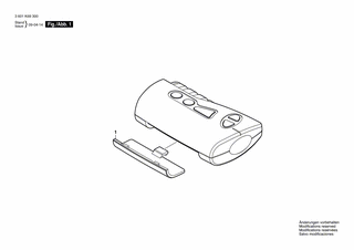 BOSCH Batteriedeckel | Ersatzteile f�r RC1 Professional -...