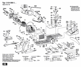 BOSCH Anker 110V | Ersatzteile f�r Handhobel - 1609240029