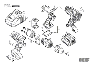 BOSCH Kontakthalter | Ersatzteile f�r GHO 14,4 V-LI, GSB 14,4 VE-2LI - 1609280474