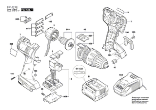 BOSCH Kontakthalter | Ersatzteile f�r GHO 14,4 V-LI, GSB 14,4 VE-2LI - 1609280474