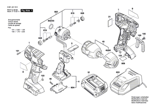 BOSCH Druckfeder | Ersatzteile f�r GSB 18 VE-2LI, GSB 14,4 VE-2LI - 1609280477