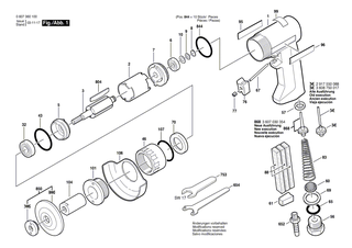 BOSCH Zweilochmutterndreher | Ersatzteile f�r 370 WATT-SERIE, 320 WATT-SERIE - 1609310098