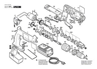 BOSCH Zahnradsatz Z=58/67 | Ersatzteile f�r GBM 7,2 VRL, GBM 9,6 VRL - 1609340007