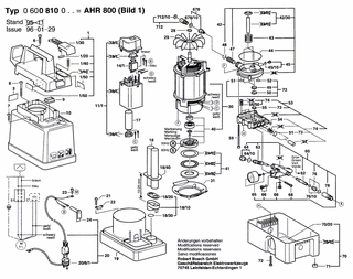 BOSCH Reparatursatz 50HZ | Ersatzteile f�r AHR 800 -...