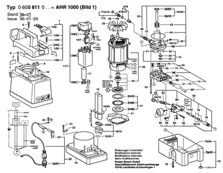 BOSCH Axialnadellager | Ersatzteile f�r AHR 800, AHR 1000 - 1609350020