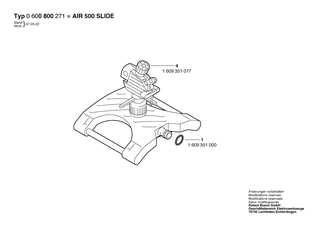BOSCH O-Ring 11x2,5 MM | Ersatzteile f�r AHW 1/2, AHW 3/4 - 1609351000