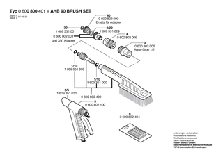 BOSCH Flachdichtung �11x�19x3=1/2 | Ersatzteile f�r AHW 1/2, AHW 100 - 1609351001