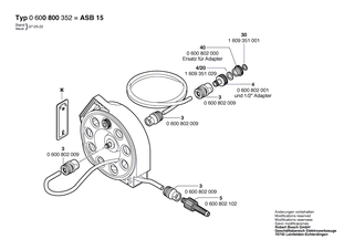 BOSCH Flachdichtung �11x�19x3=1/2 | Ersatzteile f�r AHW 1/2, AHW 100 - 1609351001
