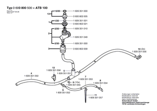 BOSCH Flachdichtung �11x�19x3=1/2 | Ersatzteile f�r AHW 1/2, AHW 100 - 1609351001