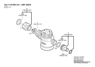 BOSCH Flachdichtung �22x�30x3=1 | Ersatzteile f�r AHW 1, AHW 200 - 1609351003