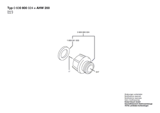 BOSCH Flachdichtung �22x�30x3=1 | Ersatzteile f�r AHW 1, AHW 200 - 1609351003