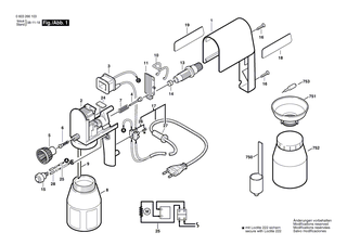 BOSCH Anschlussklemme 2-POLIG | Ersatzteile f�r GHG 600 CE, PSP 260 - 1609390042