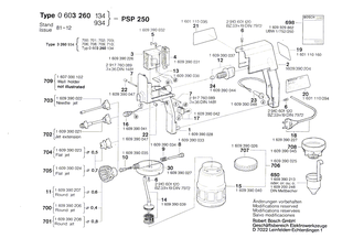 BOSCH Anschlussklemme 2-POLIG | Ersatzteile f�r GHG 600 CE, PSP 260 - 1609390042