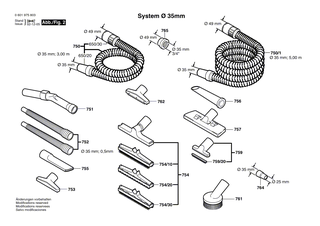 BOSCH Anschlussstutzen � 49 MM | Ersatzteile f�r GAS 12-50 RFH, GAS 12-30 F - 1609390580