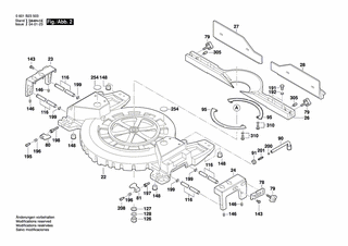 BOSCH Erg�nzungsgestell | Ersatzteile f�r GCM 12 SD -...