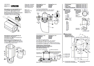 BOSCH Zweilochmutterndreher | Ersatzteile f�r Hf-Winkelschleifer | 1607950061