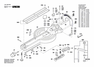 BOSCH Flanschbolzen | Ersatzteile f�r GCM 12 SDE, GCM 12...