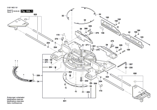 BOSCH Schraube | Ersatzteile f�r GCM 12 SDE, GCM 12 GDL - 1609B00223