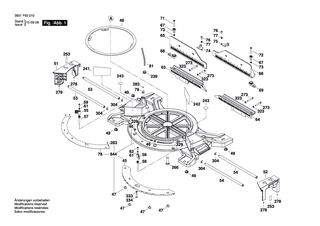 BOSCH Ansatzschraube | Ersatzteile f�r GCM 8 SJL, GCM 8 SDE - 1609B00238