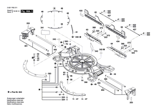 BOSCH Steckschl�sseleinsatz | Ersatzteile f�r GCM 12 JL, GCM 12 SDE - 1609B00256